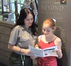 Junior ranger and ranger mom