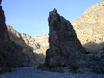 rock formation in Fall Canyon