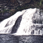 A low, broad, and powerful waterfall