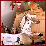 Hobby horse and traditional tree