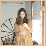 Millbrook Village girl spinning