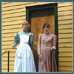 Costumed rangers at Millbrook Village