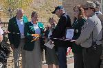 Quarry Visitor Center ribbon cutting