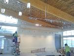 Interior of Quarry Visitor Center in late May 2011