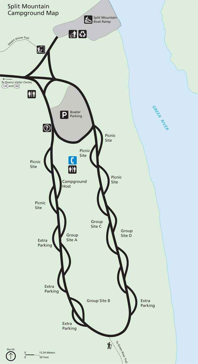 Split Mountain Campground Dinosaur National Monument (U.S. National