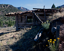 Baker Cabin along Johnson Draw