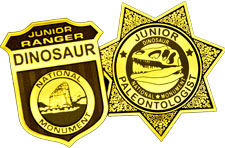 Participants earn a free badge when they complete either Junior Ranger Program booklet.