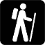 hiking symbol