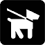 pet on leash symbol