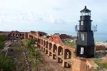 Lighthouse and Fort Jefferson Interior