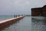 Moat and wall along Fort Jefferson
