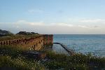View from terreplein at Fort Jefferson