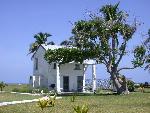 Cottage and solar panels on Loggerhead