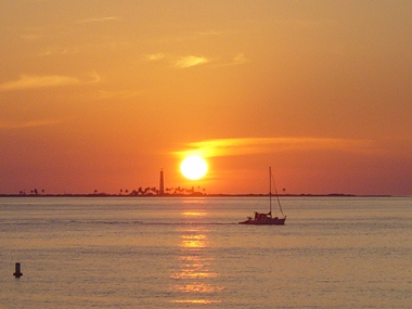 Sunset (Spring) with boat small