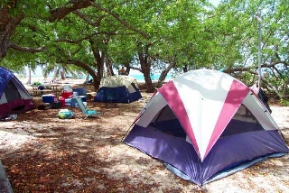 camping at garden key