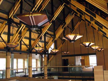Interior view of Henry M. Jackson Memorial Visitor Center at Mount Rainier National Park , 2008