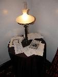 Photo of Argon lamp in reading room
