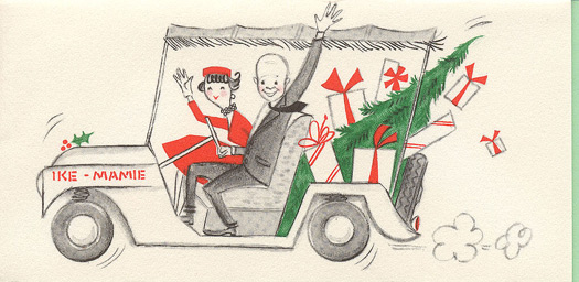 Ike and Mamie Christmas card