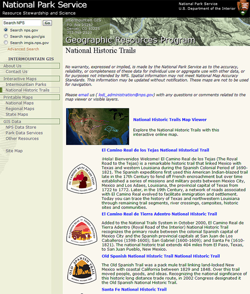 GIS map page
