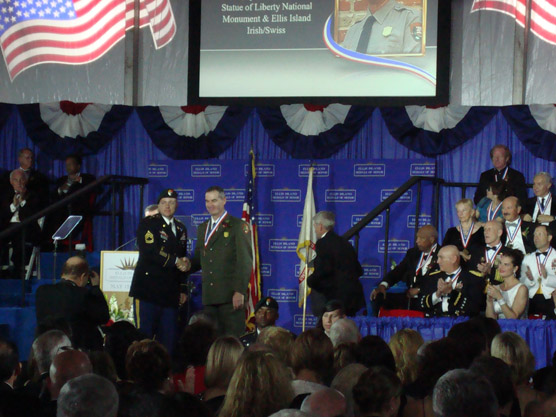 Luchsinger receives Ellis Island Medal of Honor