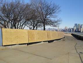 WALL OF HONOR PANELS 241-290 CLOSED OFF