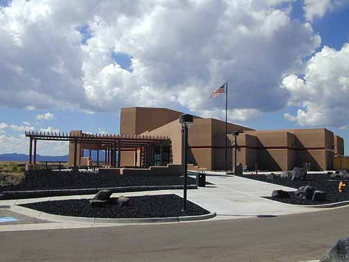 The visitor center in Grants