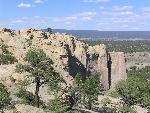The view from the top of the bluff