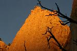 Image of the rock at sunrise
