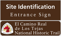 site id entrance sign