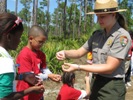 Students on a ranger program