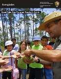 Front cover of Royal Palm teachers guide showing ranger and students.