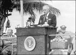 Truman dedicating Everglades National Park in 1947