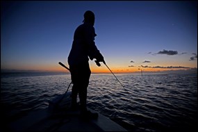 Fisherman in Everglades National Park