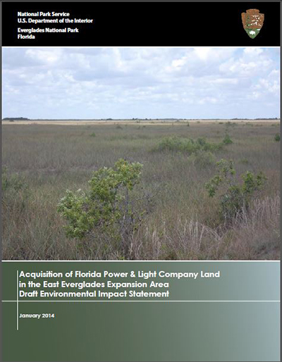 Everglades National Park Seeks Public Comment on Draft Environmental Impact Statement for Acquisition of Florida Power and Light Company Land in East