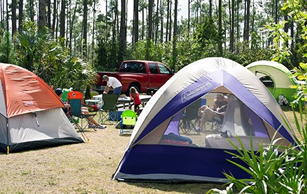 tent camping long pine key