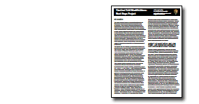 Project Report Fact Sheet Thumbnail