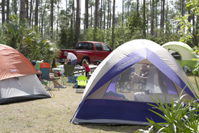 Camping at Long Pine Key