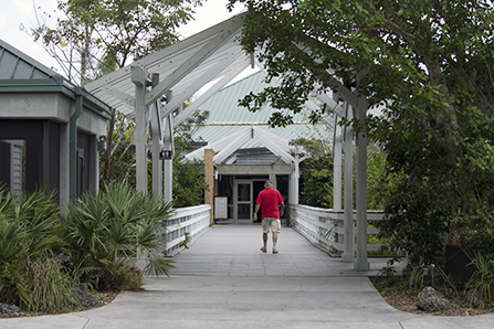   visitor center entrance 