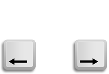 Left Right Arrow Keys Icon