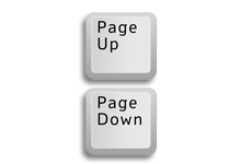 Page Up Page Down Keys Icon