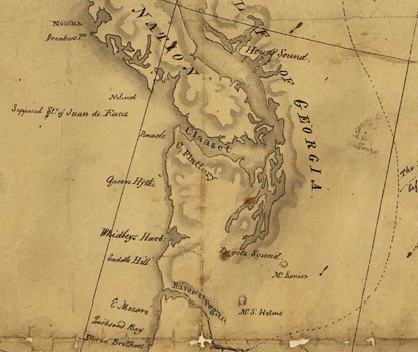 Lewis and Clark map - 1803