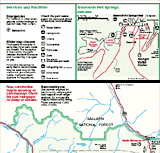official park map and designated areas
