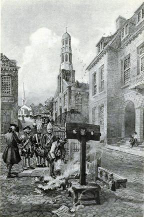 The Burning of the New York Weekly Journal