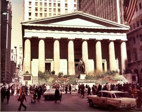 Federal Hall National Monument in May, 1974.