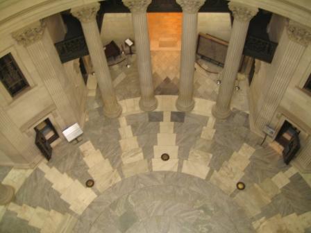 The rotunda at Federal Hall.