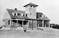 Historic photo of Blue Point Coast Guard Station.
