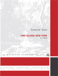 Cover of Fire Island Community Character Study report