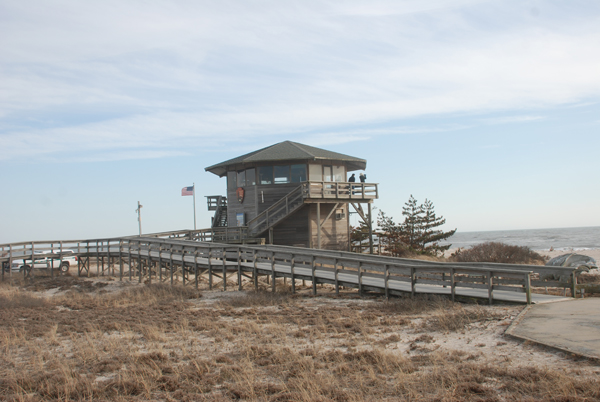 Fire Island Wilderness Visitor Center in winter 2013