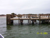 Empty dock, image dated 11-19-2003.