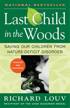 Photograph of cover of the book The Last Child in the Woods